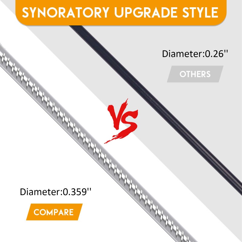 synoratory Trampoline Stakes Anchors High Wind Heavy Duty 12inch Trampoline Anchor Kit U Type Sharp Ends Safety Ground Anchor Galvanized Steel for Soccer Goals, Camping Tents (8Pcs, Silver) - Image 4